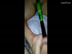 A baseball bat hammering a Latina mother